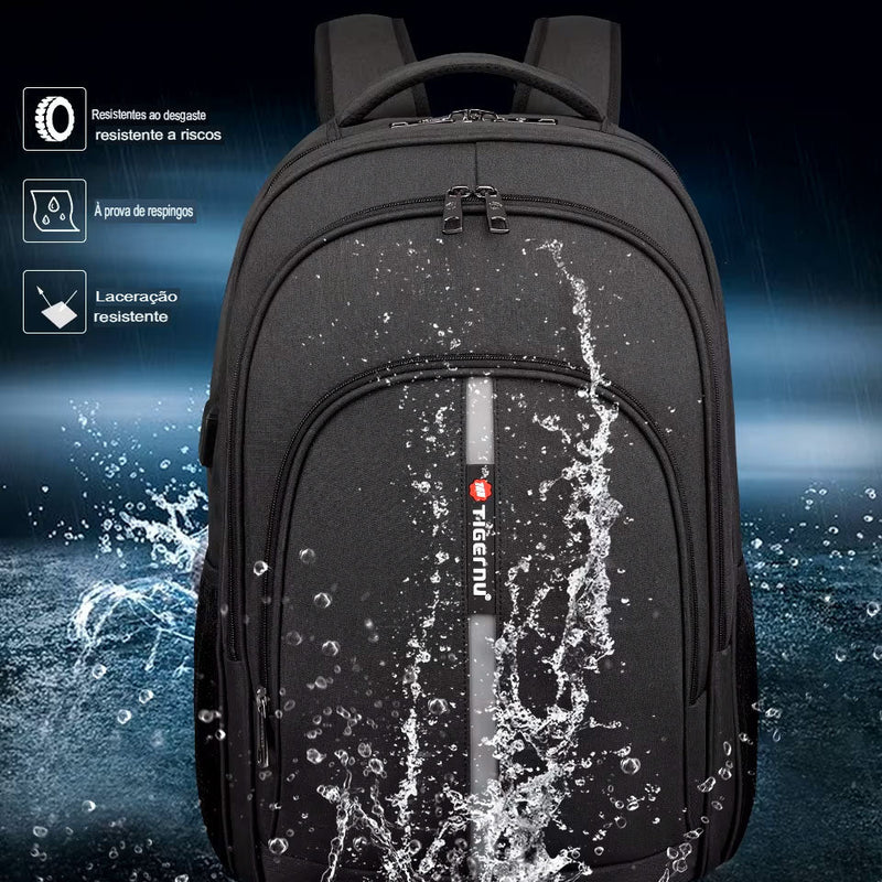 Mochila Executiva Masculina Estilo Suíço | Qualidade Premium