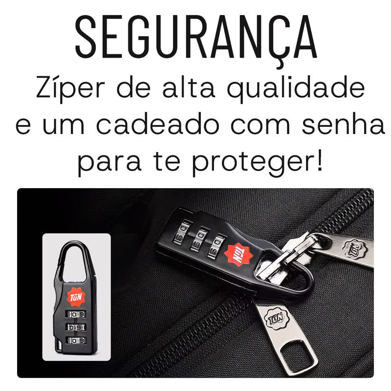 Mochila Executiva Masculina Estilo Suíço | Qualidade Premium