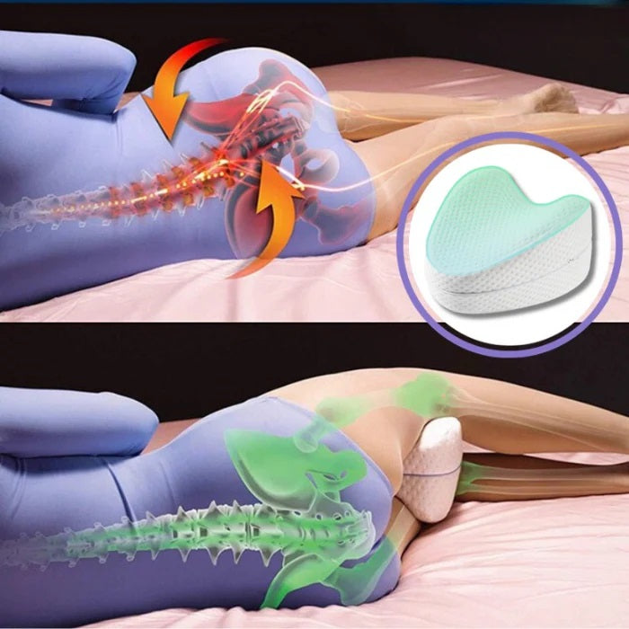 Travesseiro de Postura para Pernas, Pés e Joelhos | Anatômico Super Premium