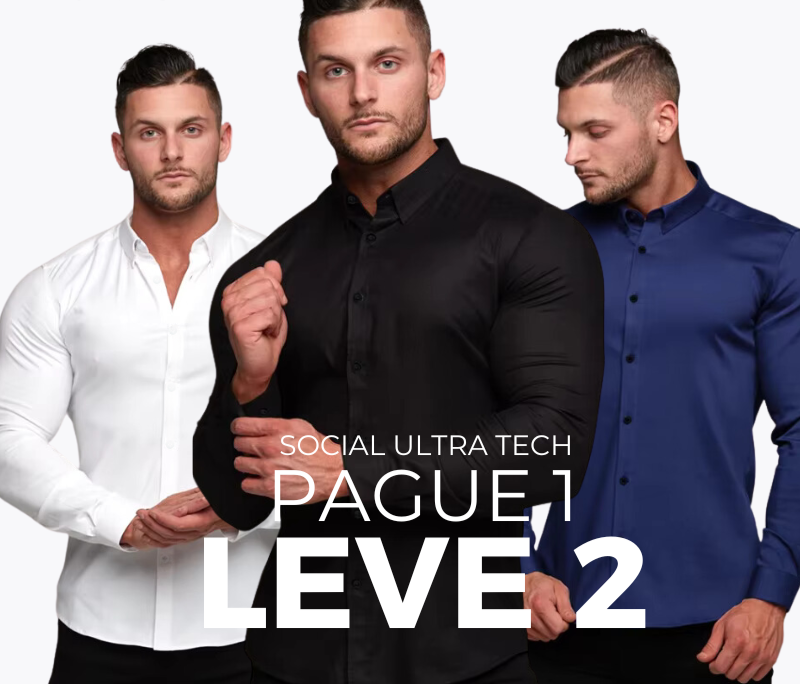 Pague 1 Leve 2 | Camisa Ultra Elegance Social - Original Anti amassados